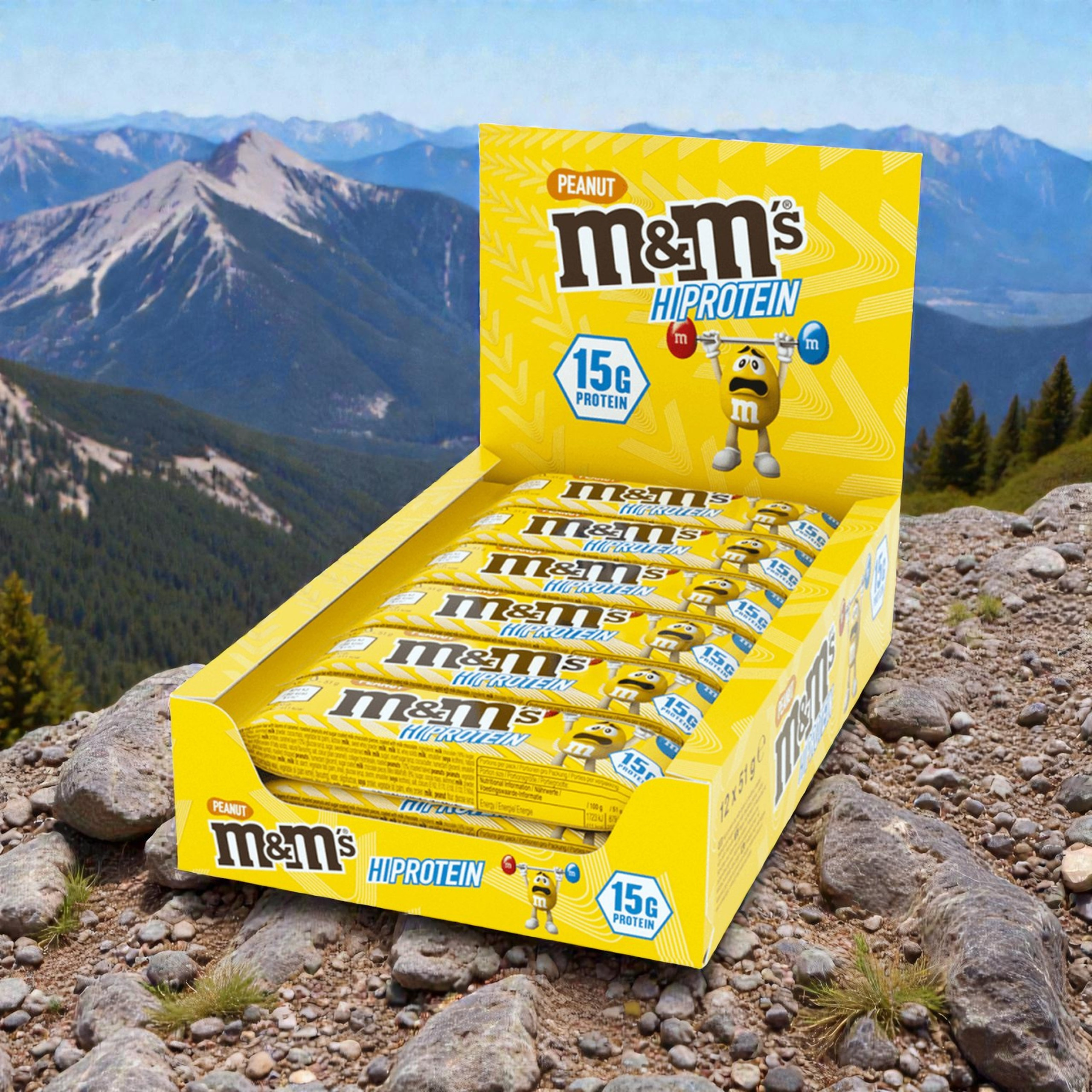 Mars - M&M`s HiProtein Bar - 12x 2x 52g